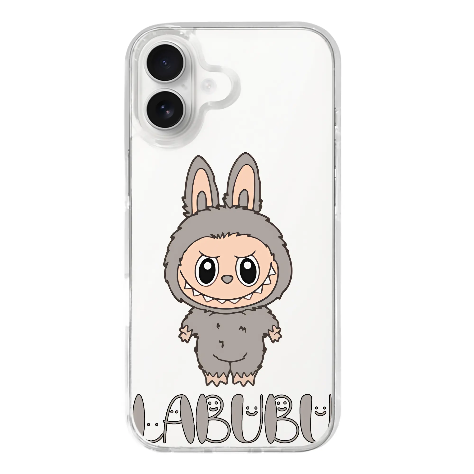 ラブブ グッズ ラブブ - iPhone 17シリーズ 透明スマホケース – 薄型・耐衝撃・精密フィット保護カバー